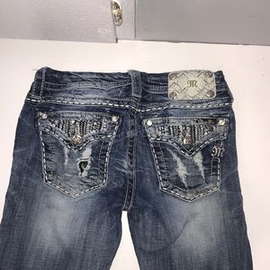 Miss Me light washed boot cut jeans!